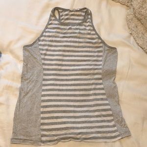Athletes Gray Stripe Tank